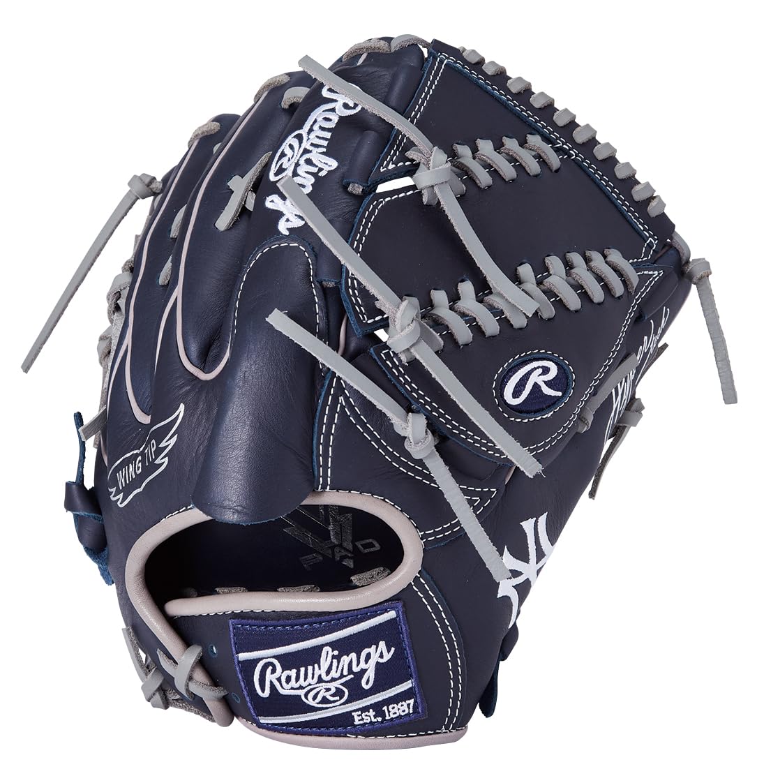 Rawlings Baseball Glove HYPER TECH MLB Yankees Size 11.75 Right-Hand Throw