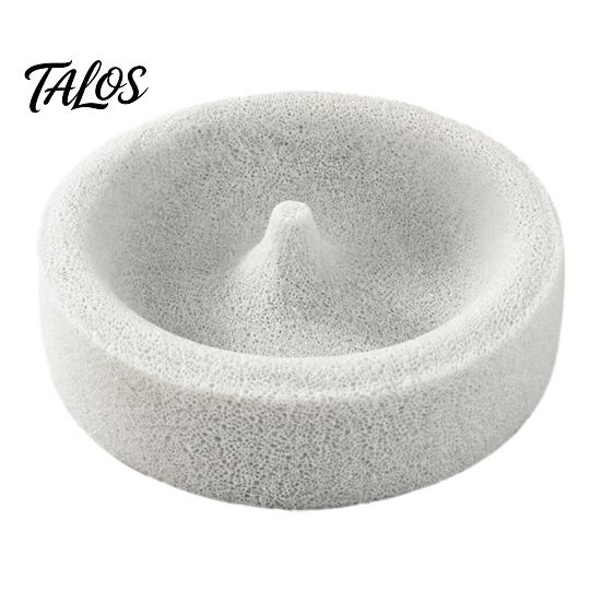 Outdoor Bird Feeding Station Pumice Stone Parrot Bowl, Spill Proof Water Easy Clean Bowl Food Dish, Cage Feeder for Cockatoo Cockatiel Conure Parakeet