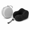 Portable Memory Foam U-Shaped Neck Pillow - Travel Sleep Support and Comfort