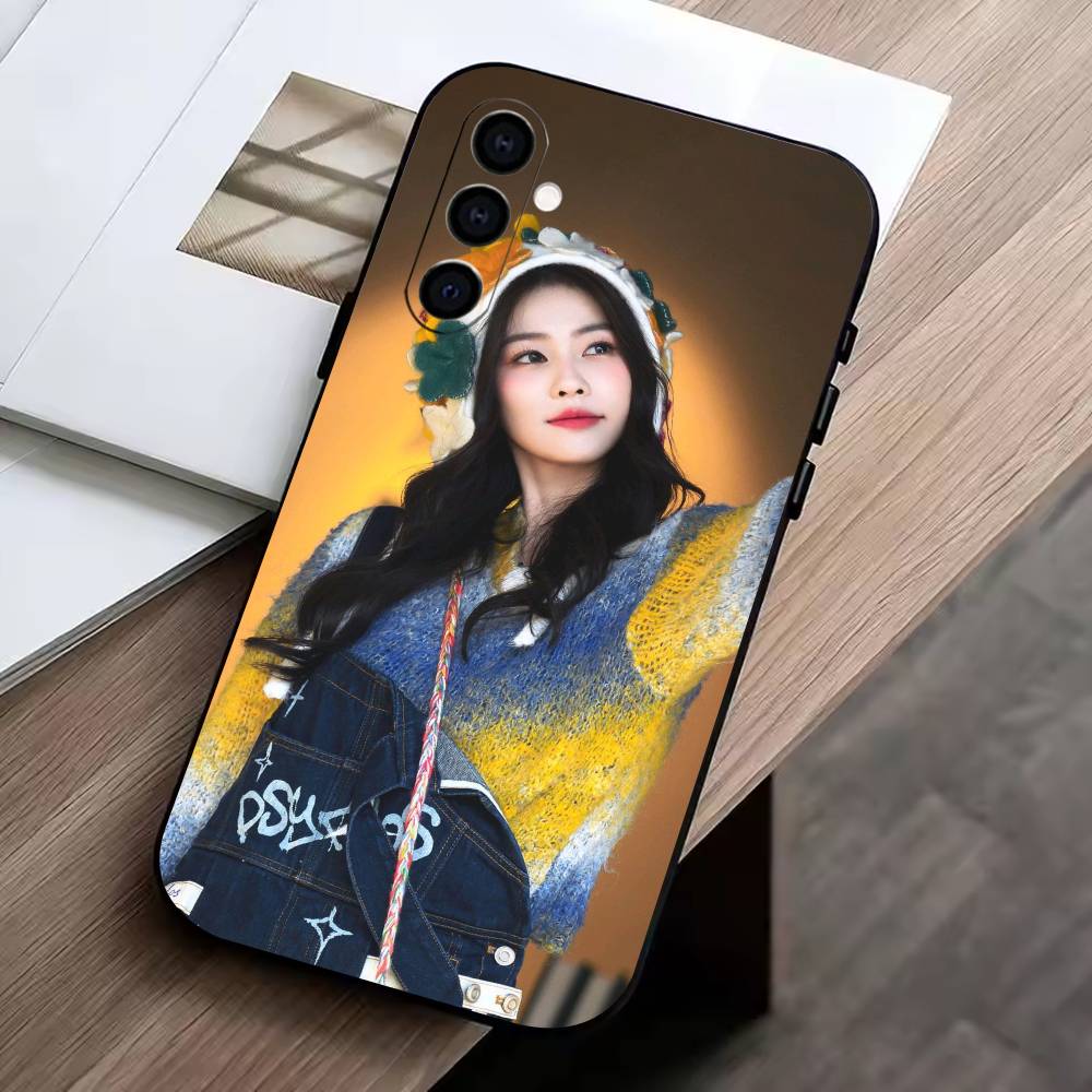 Actor Bai Mengyan Phone Case Black Silicone Soft For Samsung Galaxy A73,A72,A71,A70,A53,A52,A51