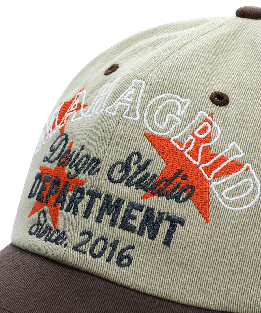 MAHAGRID Department Star Two-Tone Cap Beige(Mg2Fsmab28A)