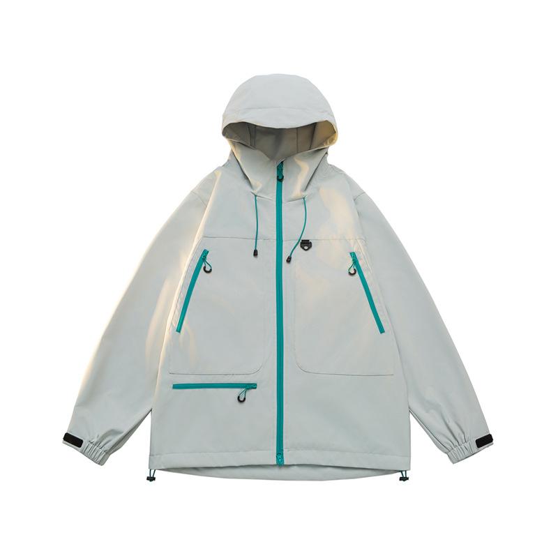 Jackets for Men and Women In Spring and Autumn Versatile Dopamine Couple Solid Color Jacket for Men