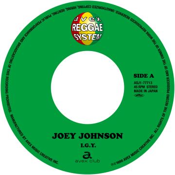 

7-дюймовая пластинка JOEY JOHNSON - I.G.Y. / Прямо здесь жду AQJ177713 Avex Club JPN 2025 Регги, Ска и Даб