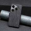 For TECNO Spark 20 Pro Phone Cases Wallet Stand Geometry Imprint Leather Cover
