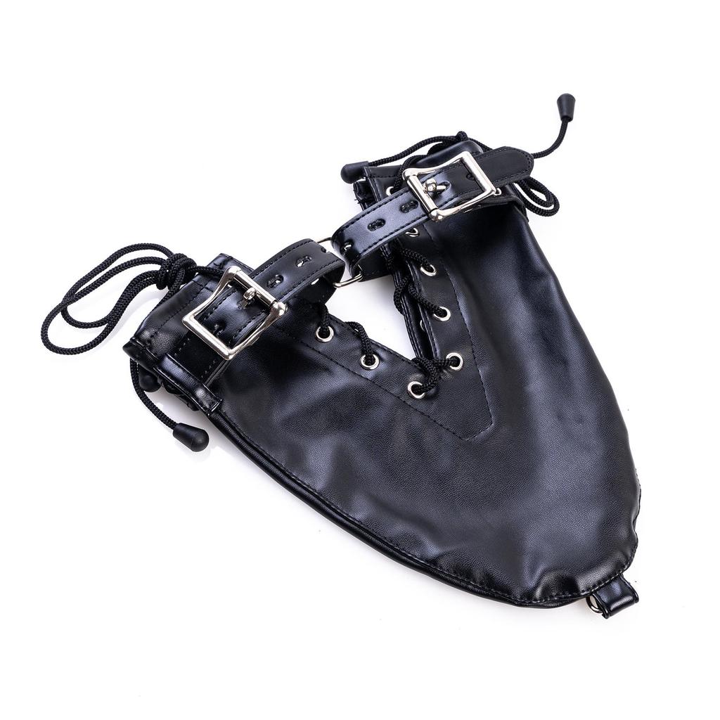 Bestselling Erotic Leather Bondage Restraint for Couples - K9 Handcuffs and Training Prop