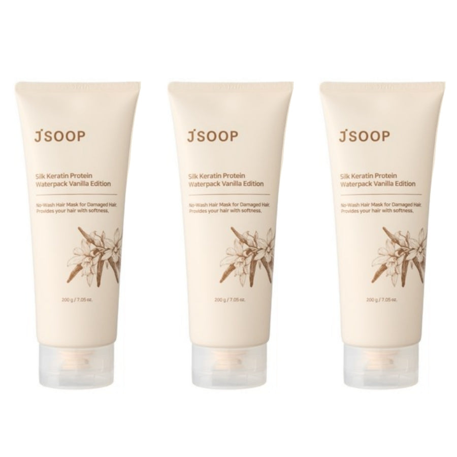 JSOOP Silk Keratin Protein Hair Waterpack Vanilla Edition 200g*1Pc/2Pcs/3Pcs/4Pcs