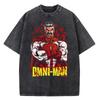 2026 Hot Sale Men Women Invincible Hero Vintage Washed T Shirts High Quality Cotton Clothes Short Sleeve Crew Neck