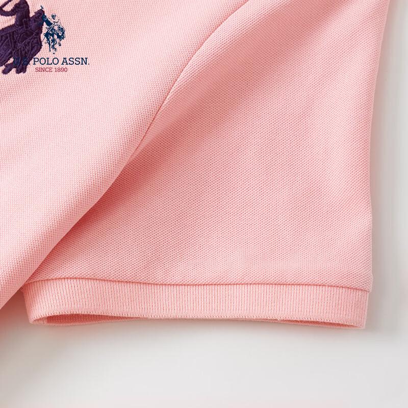 U.S. Polo Assn. Vestido polo de manga corta para mujer
