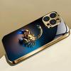 Scorpion pattern tempered glass phone case suitable for iPhone 17 16 15 14 13 12 11 Pro Max Plus anti drop and shockproof