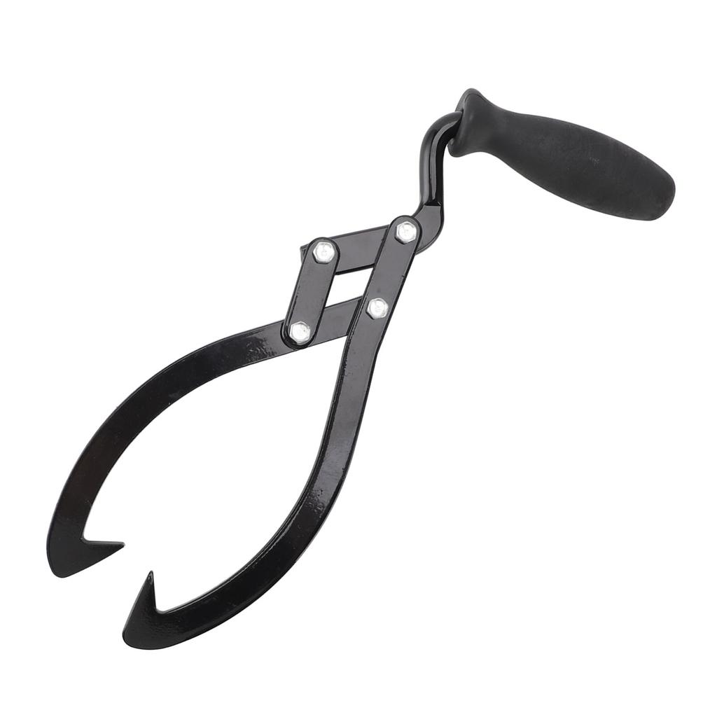 10inch Clamping Log Tongs Steel Heavy Duty 2 Claw Log Lifting Handling Dragging Carrying Tool for Mo