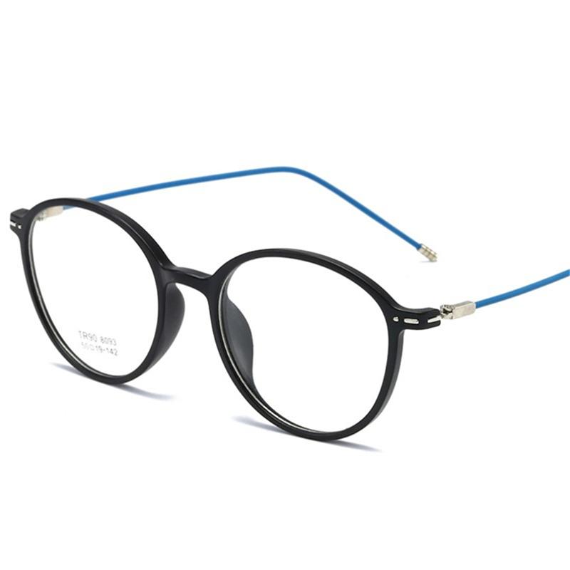 

Matte Black 1.56 Aspherical Myopic Lens Prescription Eyeglasses Unisex TR90 Student Nearsighted Glasses 0 -0.5 -0.75 To -6.0 0 матовий чорний колір