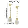 Long Chain Tassel Design Natural Freshwater Pearl Drop Earrings S925 Silver Needle Luxury Women Pearl Jewelry