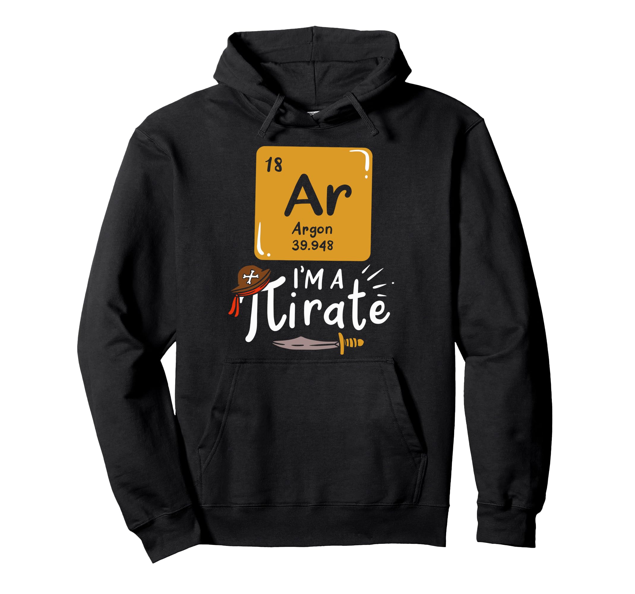 

Pirate Funny Chemistry Teacher Hat Hook Pie Day Punishment Hoodie - 3.14