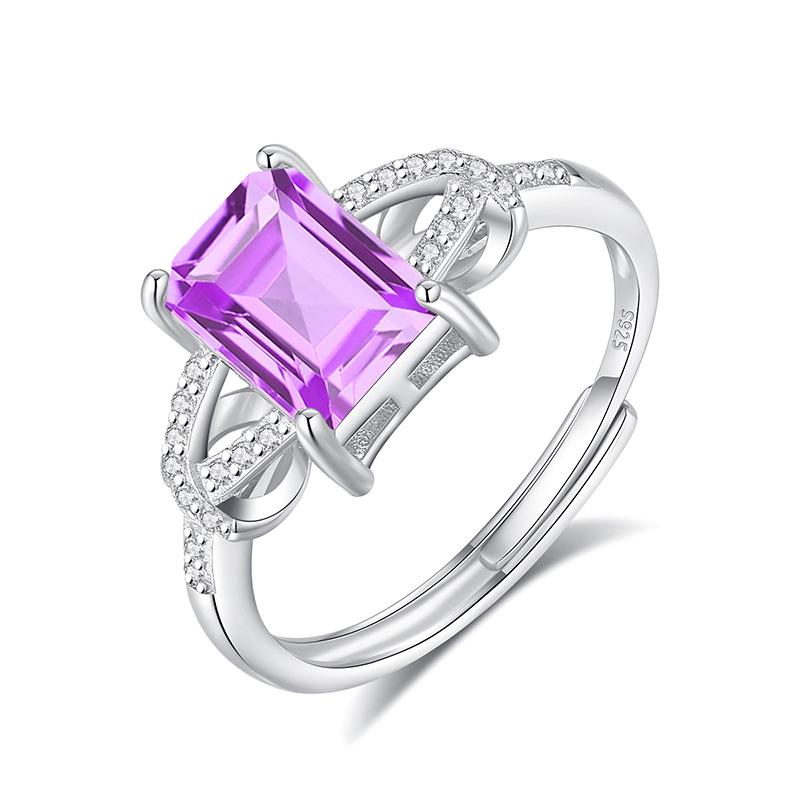 

S925 Sterling Silver Leaf Ring For Women European Fashion Natural Peridot Crystal Jewelry High Sense Minimalist Finger Ornament live
