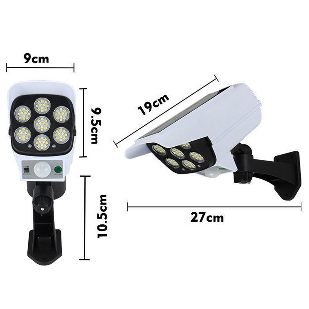 77Leds Solar Light LED Outdoor Solar Light Motion Sensor Solar Night Lamp Security Dummy Camera Lamp IP65 Waterproof Light