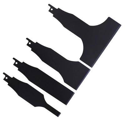 4-Piece Reciprocating Saw Scraper Blades, High Carbon Steel Tile Cleaning Tool For Removing Mortar And Adhesive From Ceramic Wal