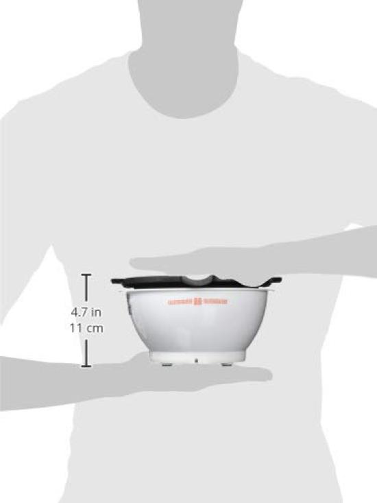 LITHON Detachable Ramen Maker Instant Ramen Makes One Serving of Ramen in an Instant KDPC-001W Bowl, Pot,