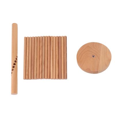 Collapsible Pasta Drying Rack 18 Bars Wooden Spaghetti Stand Dryer Pasta Noodle Making Rack for