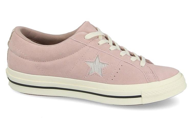 Converse One Star Leather Slip Resistant, Abrasion Resistant, Lightweight Low top Skateboard Shoes Women's Pink 161539C