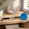 Long-Handled Bath Brush Non-Slip Grip Foldable Body for Shower Routines