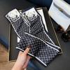 Long Silk Scarf Women's New Small Silk Scarf Printing Simulation Silk Tied Bag Streamer Explosion Sweet Little Scarf