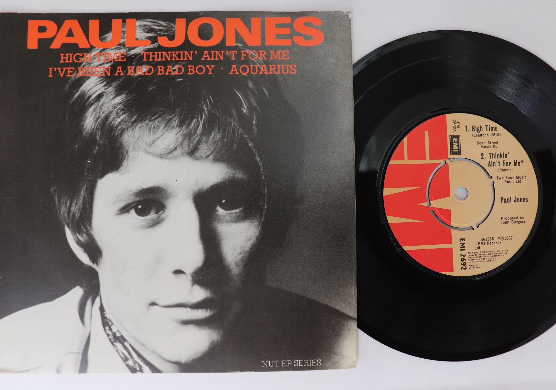 

7inch Record PAUL JONES - Paul Jones EMI2692 EMI 1977 UK Rock Used