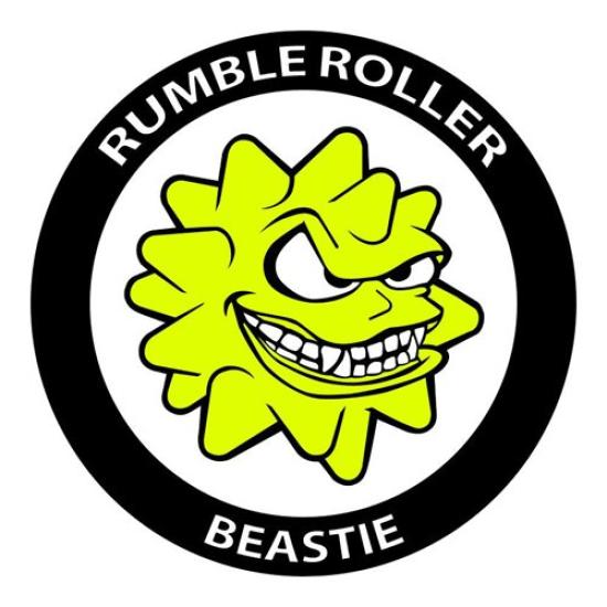 Rumble Roller inclus Tip dur Punct de declanșare eliberare miofascială Masaj minge de întindere "Beastie Ball" [Bază / / Galben] - & / &