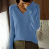 Sweaters for Women V Neck Long Sleeve Knit Pullover Womens Sweaters Oversized Sweaters for Women Fall Sweaters for Women