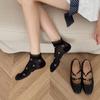 Women's Summer Thin Sweet Lace Lace Breathable Bow Polka Dot Short Tube Socks