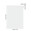 A5 A6 12pcs Frosted Devides With Monthly Tag, High Transparency PP Material Loose Leaf Baffle Board, Binder Notebook Index Pages