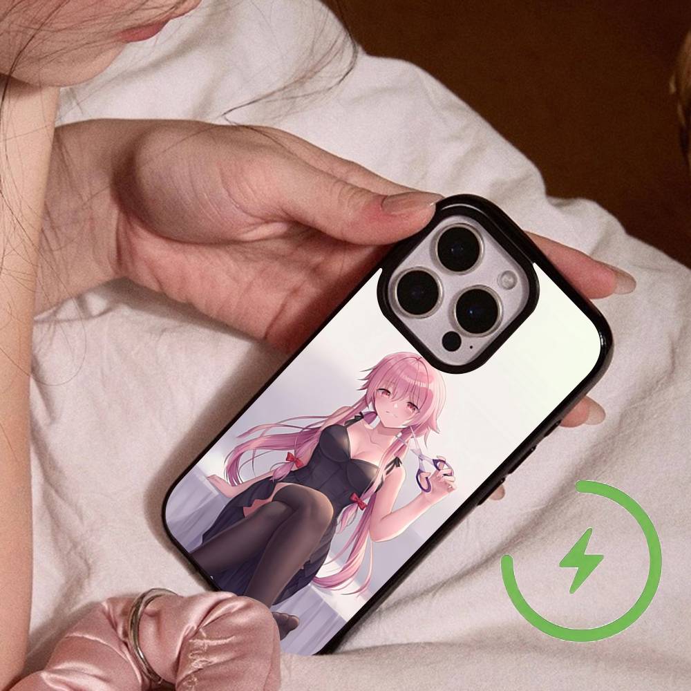 Future Diary Gasai Yuno Magnetic For Magsafe Wireless Charge Phone Case For IPhone 17 Air 16 15 Plus 14 13 12 11 Pro Max