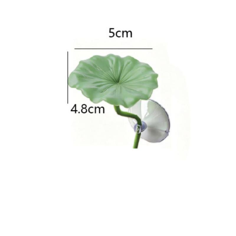 Soft Betta Fish Rest Lotus Leaf Fish Friendly Smooth Surface Stable Suction Cup For Betta Resting Spawning In Aquarium Tanks