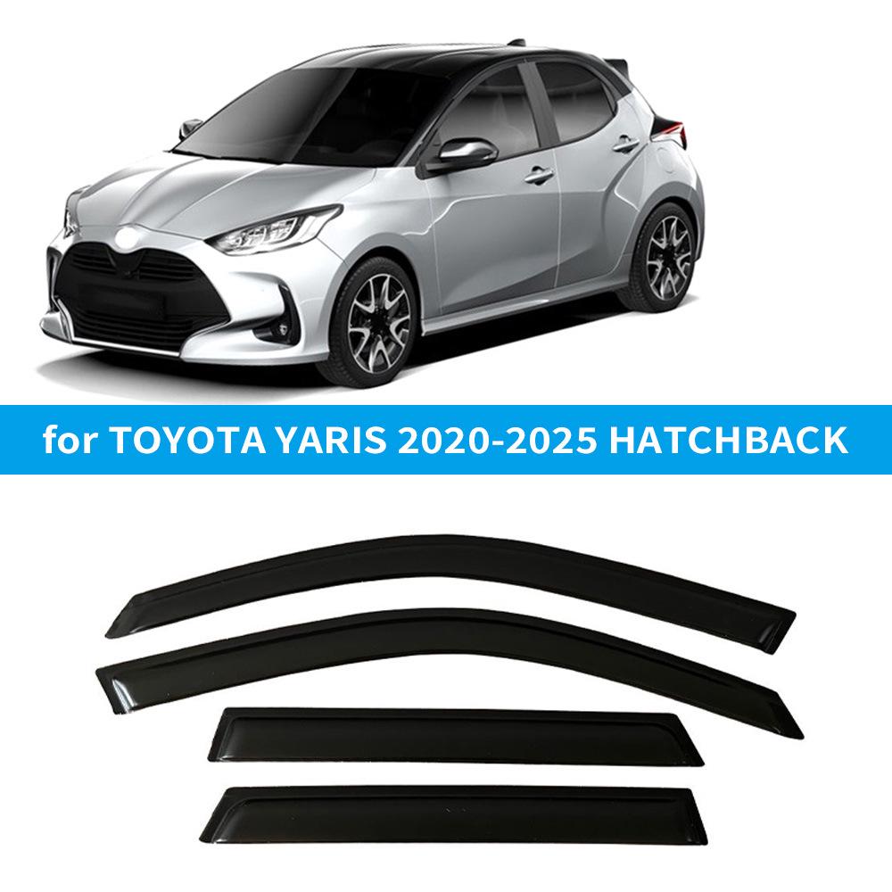 Дефлекторы окон (ветровики) для Toyota Yaris 2020-2025 Хэтчбек 4PCS