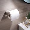 1Pc Stainless Steel Toilet Paper Holder - No Drilling Required Self-Adhesive Freestanding Bathroom And Kitchen Roll Holder With Brushed Finish