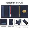 For iPhone 12 Pro Max 6.7 Inch Magnetic Case BETOPNICE Leather Phone Cover Kickstand with Detachable Card Bag
