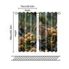 2 pcs   filtering curtains (excluding rods   non-movable   without batteries) Little Mouse for use in bedrooms and living rooms