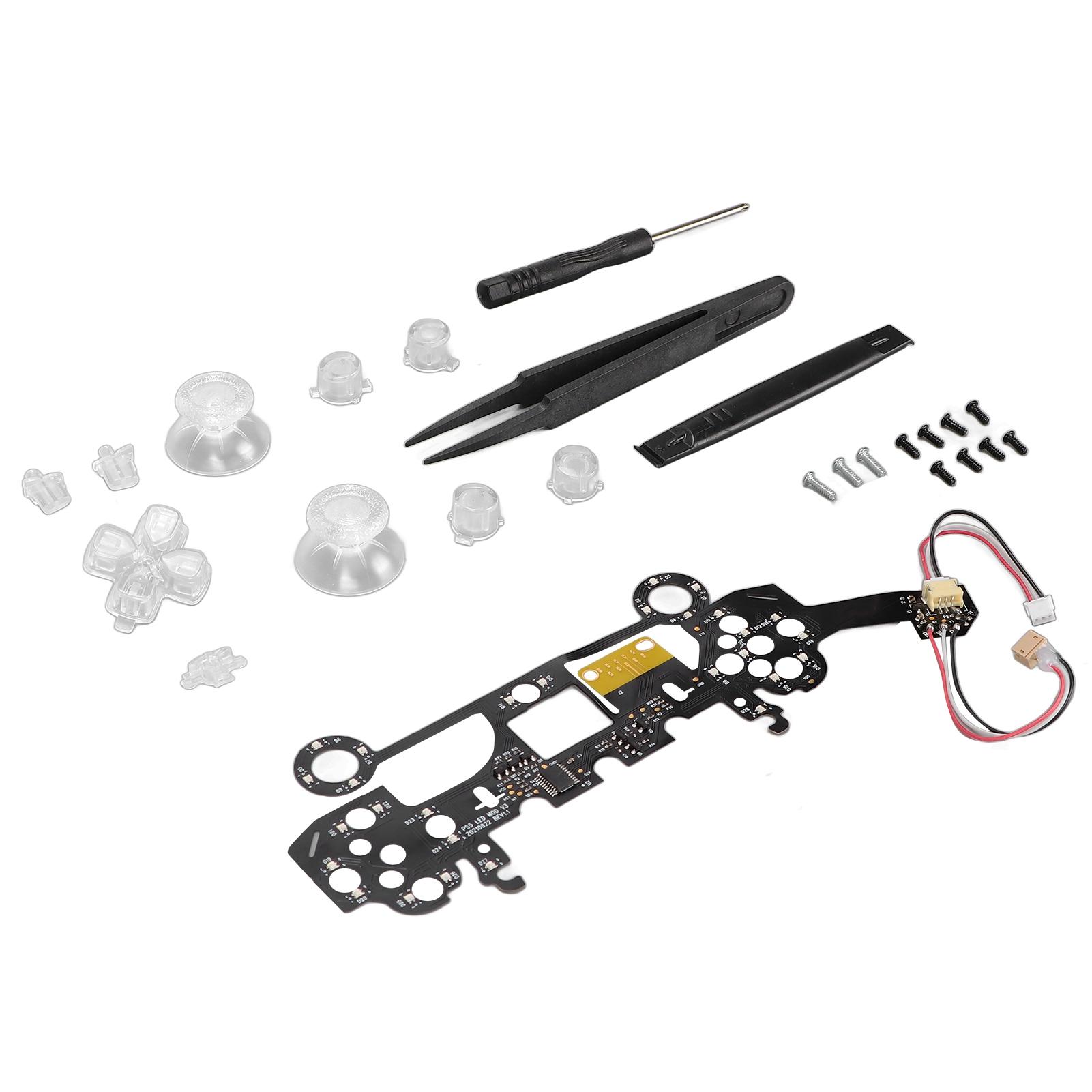 

Подсвеченные кнопки D-Pad Face 8 цветов 19 режимов DIY классический комплект светодиодных кнопок для PS5