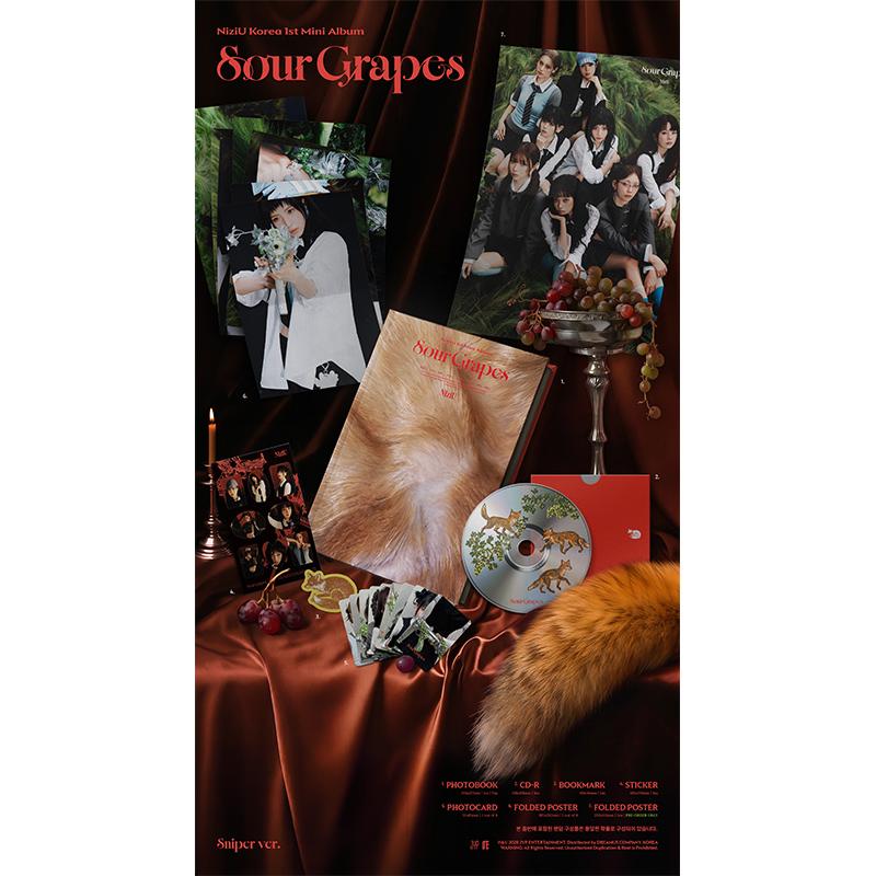 [Pre-order] NiziU - 1ST MINI ALBUM [SOUR GRAPES] Standard Ver. (Online Benefit)