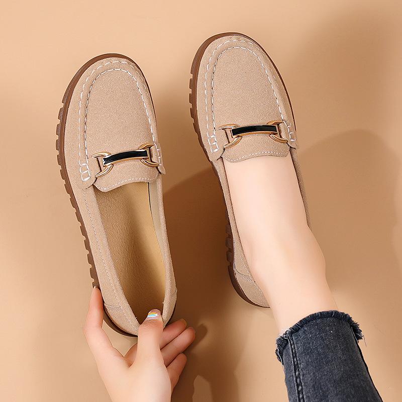 New Style Single-heel Women's Soft-soled One-piece Lazy Beanie Shoes