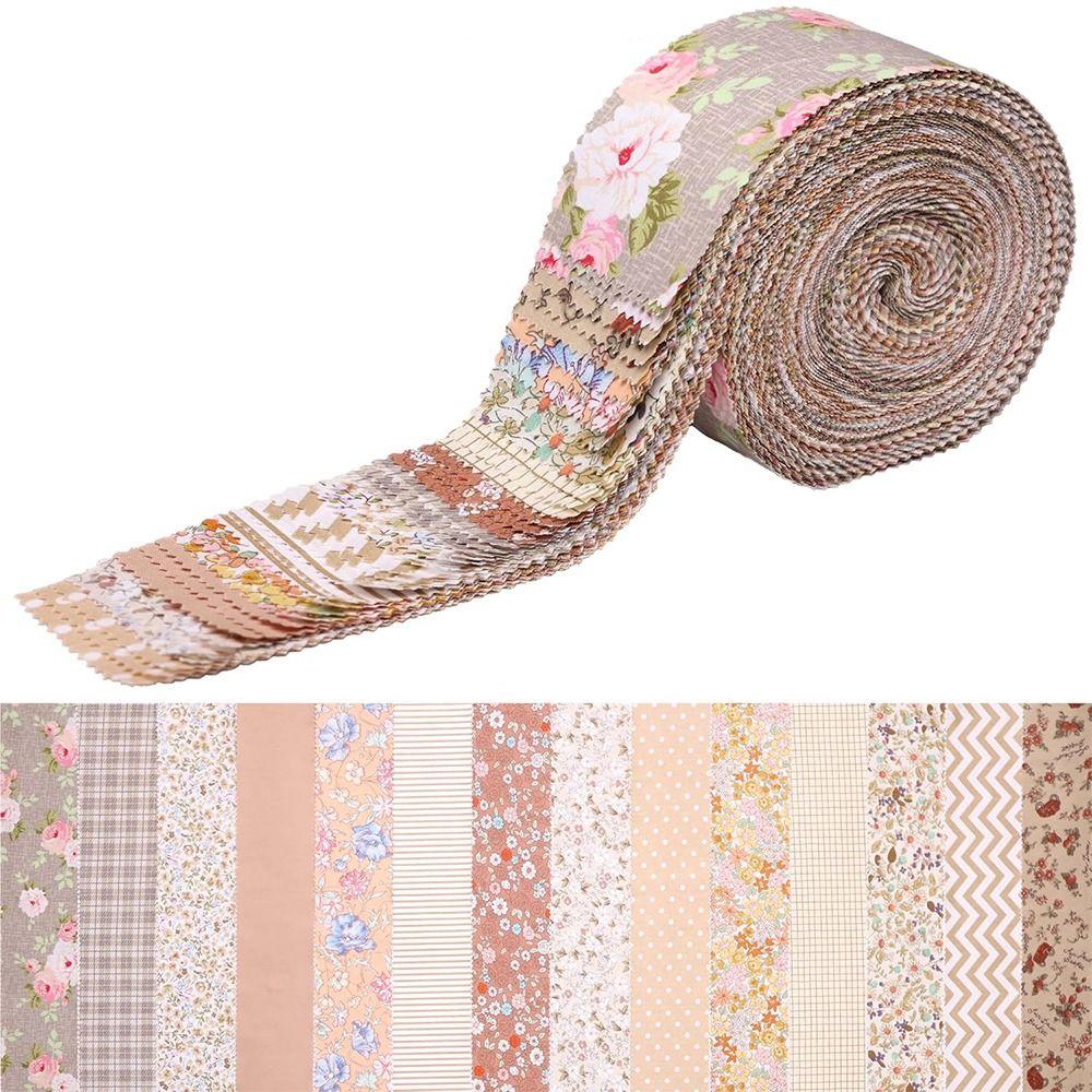 42 Sheets Vintage Floral Precuts Fabric Jelly Rolls Creative Patchwork Fabrics  Home Decor
