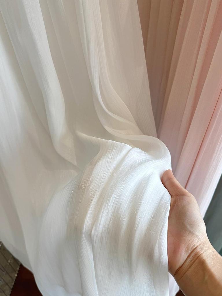 Chic Silk Luster Yarn Spliced Long Skirt
