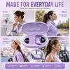 Open Ear Wireless Headphones Bluetooth 5.4, Comfortable Lightweight Earphones with LED Display, Touch Control & Type-C Charging