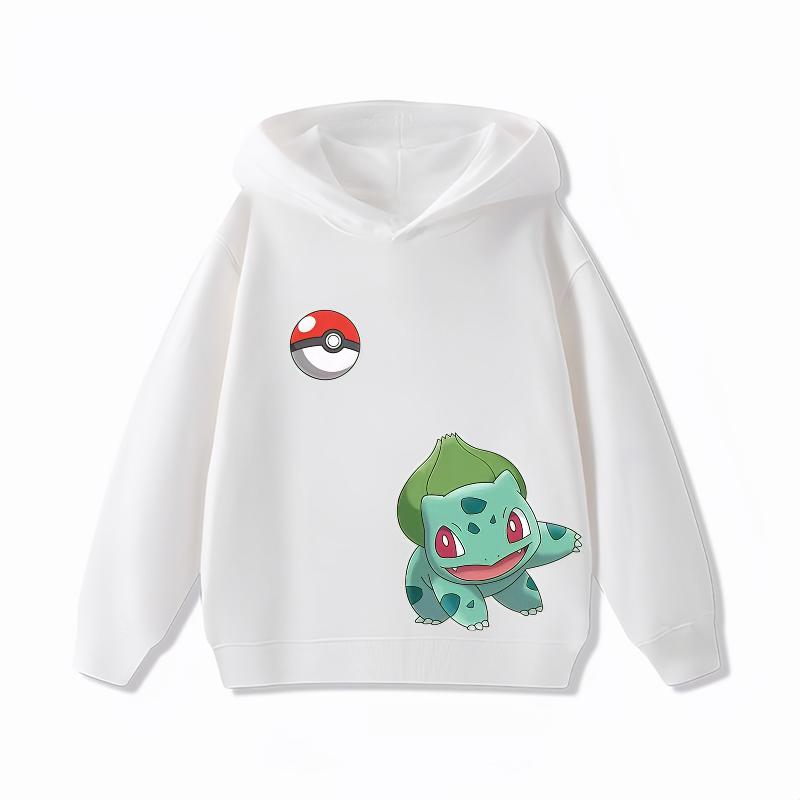Felpa con Cappuccio Potdemiel Pikachu per Bambini Morbida e Comoda Adatta a Ragazzi e Ragazze Calda in Autunno e Inverno Felpa con Cappuccio per Bambini