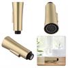 Chic Brushed Gold Pull Down Sprayer for Kitchen Sink 1 8 GPM Flow Rate