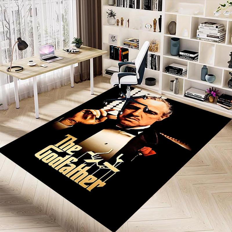 1pc The Godfather Carpet Anti Slip Polyester Floor Mat for office,Bedroom