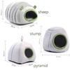 Hedgehog Ferrets Plush Warm Cozy Guinea Pig Cave Bed Hideout Pet Tent Hamster House