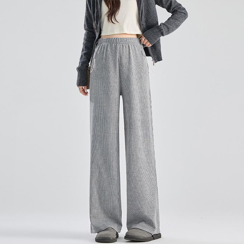 

Spring & Autumn Maternity Wide-Leg Pants - No Belly Support, Ideal for Shorter Heights Extra Large