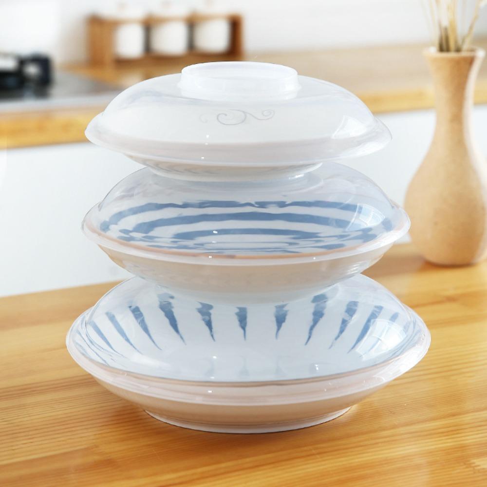Transparent Microwave Food Cover Anti-Splash Bowl Cover Kitchen Tools Splatter Guard Cover Plate