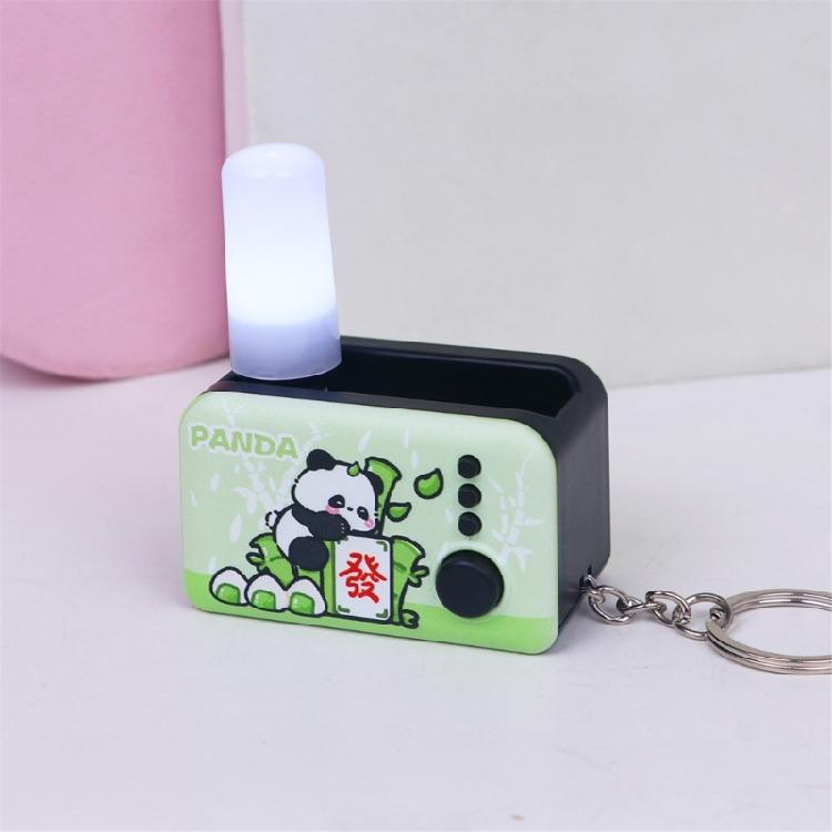 Springender Lichtschlüsselanhänger Nachtsichtwerkzeug mit Fidget-Funktion Kunststoffkonstruktion Leuchtender Schlüsselanhänger für den Abendgebrauch