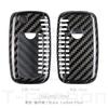 T-Carbon Carbon Fiber Car Key Case Cover Fit For Vw Volkswagen Mk5 Mk6 Floding Key Smart Start Protect Car Key Auto Parts